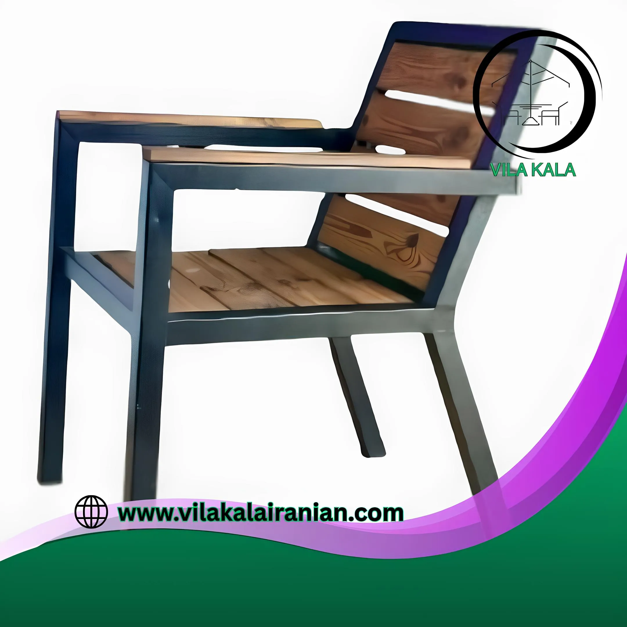 صندلی چوبی فلزی مدل رکسانا صندلی چوبی فلزی مدل رکسانا