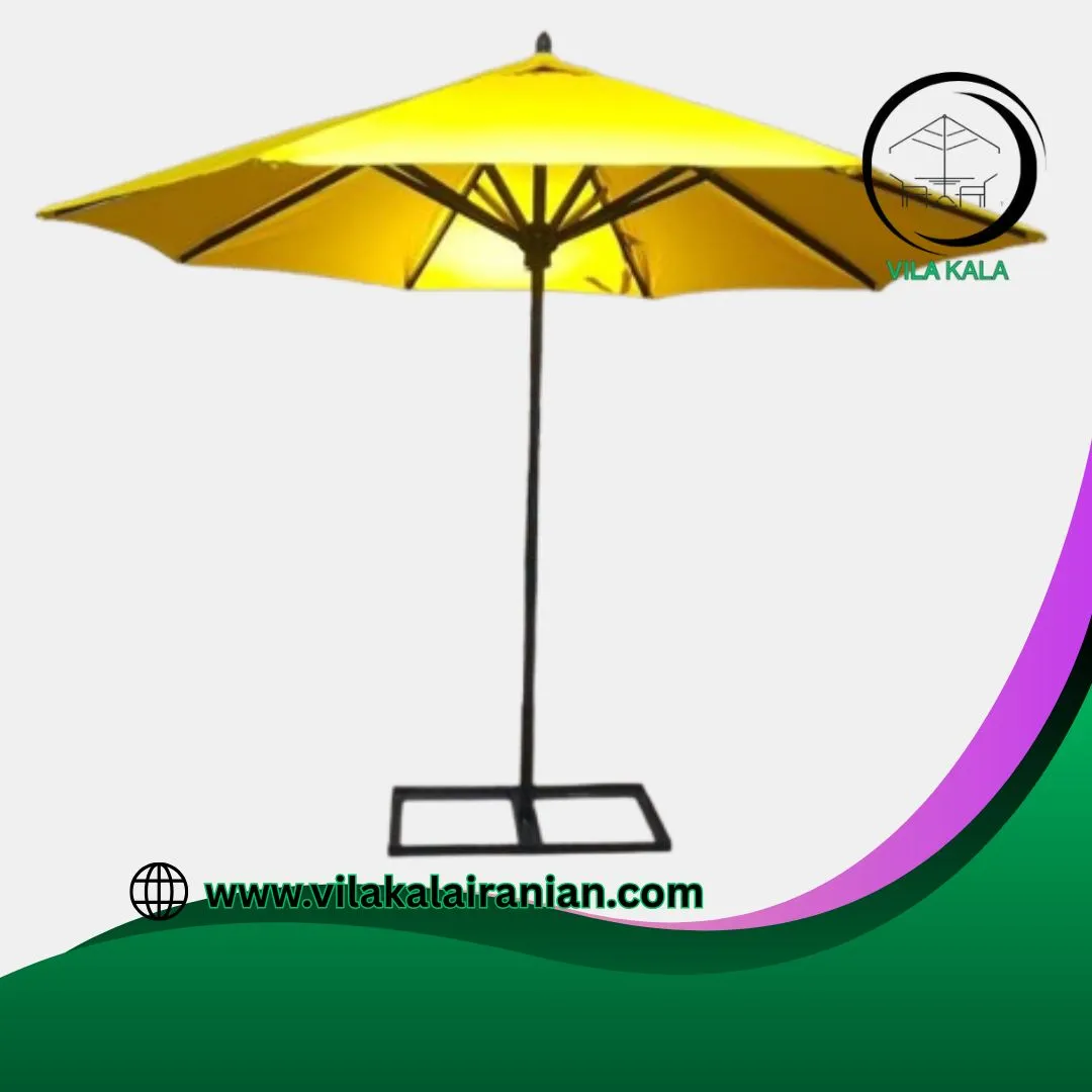 سایه بان پایه وسط قطر 3 متری سایه بان پایه وسط قطر 3 متری